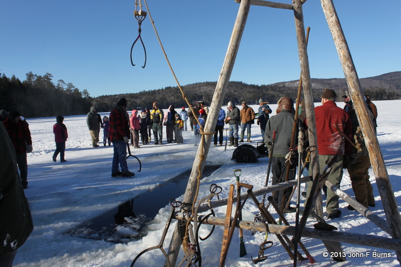 Kezar Lake Ice Cutting