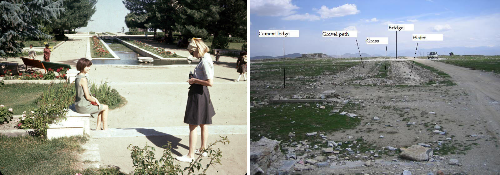 Paghman Gardens - Then & Now