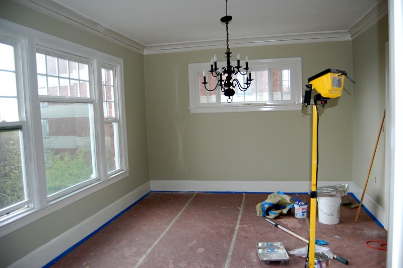 dining room, looking north