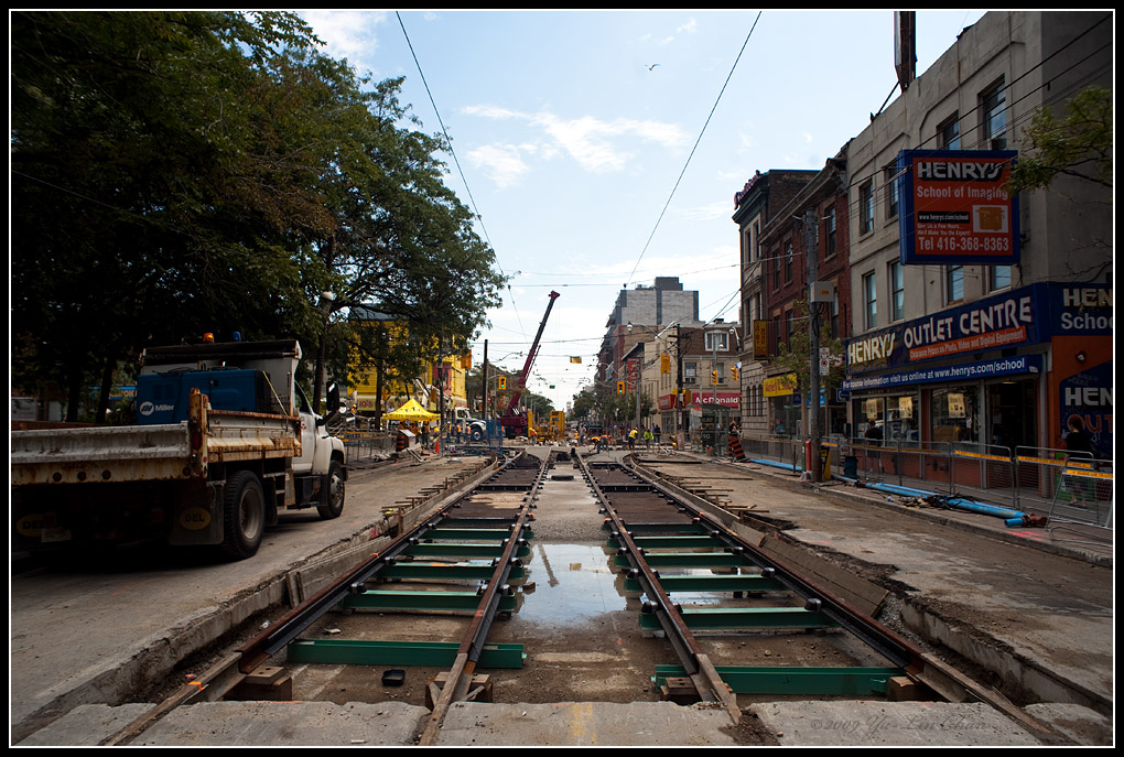 Construction on Queen & Church