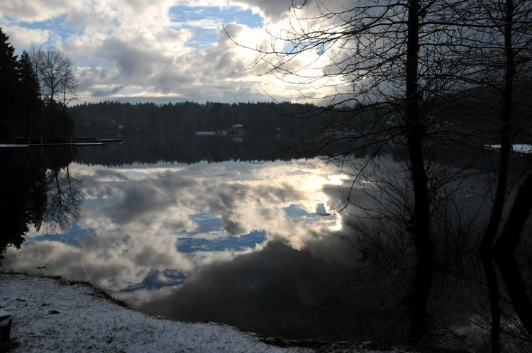 Shawnigan Lake in January