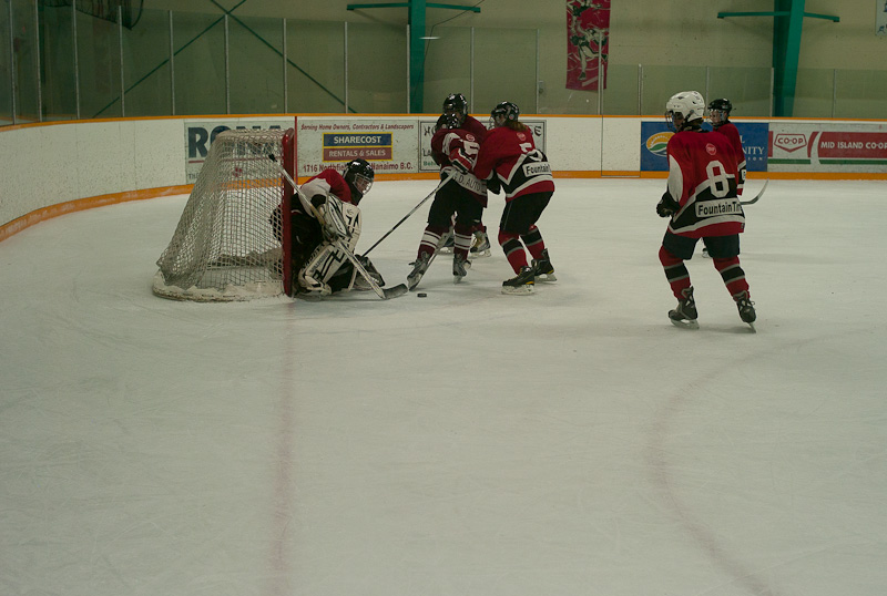 Scrum in front of the net!