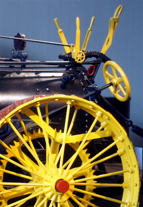 Yellow on Black Steam Engine