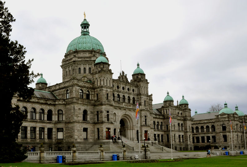 The Legislature Building.