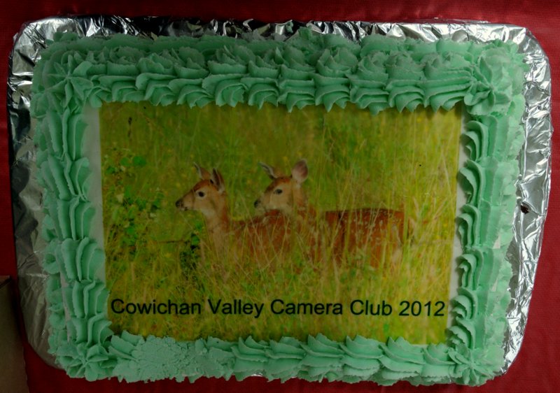 That cake was for us, from Bruce and Wendy. Thank You!