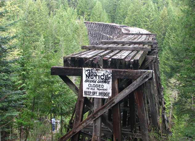 The Kinsol Trestle as it stands today