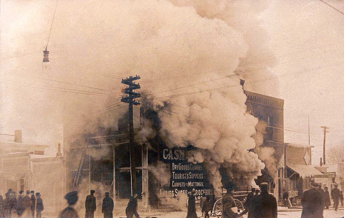 Spirit Lake Fire Jan. 2, 1908