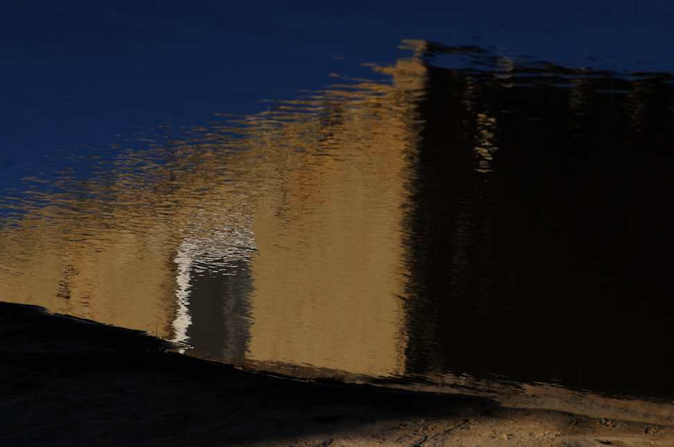 Building Reflection in a Cistern, Acoma Pueblo, New Mexico