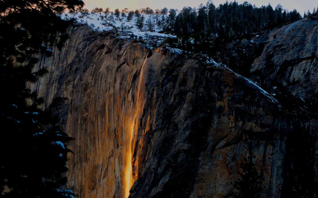 Yosemites Natural Fire Fall