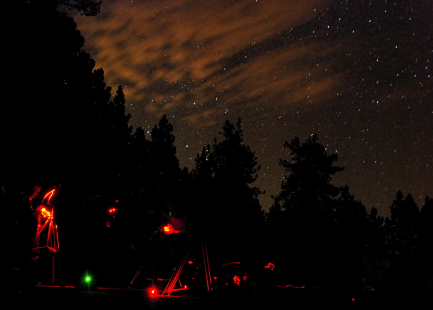 The Night Sky Under Observation