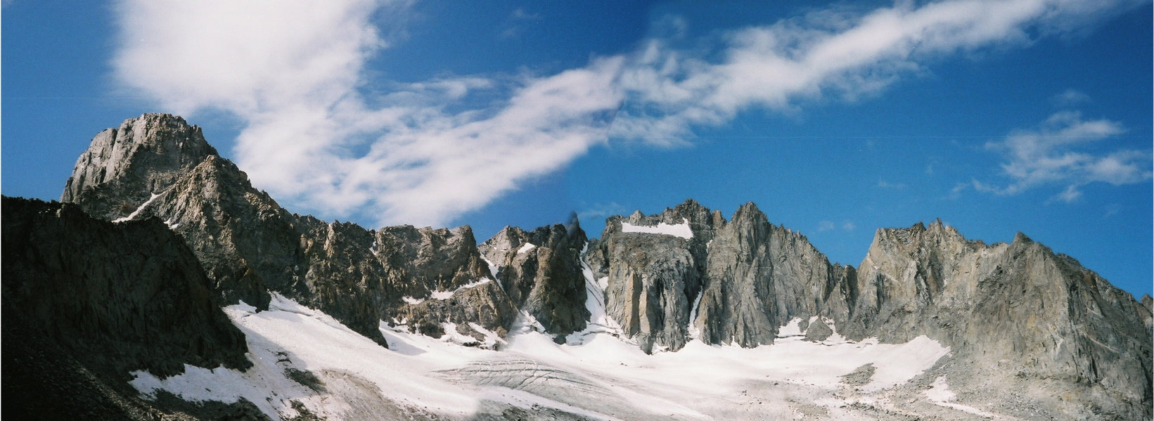 Upper Palisade Glacier and Attendant Palisade Peaks