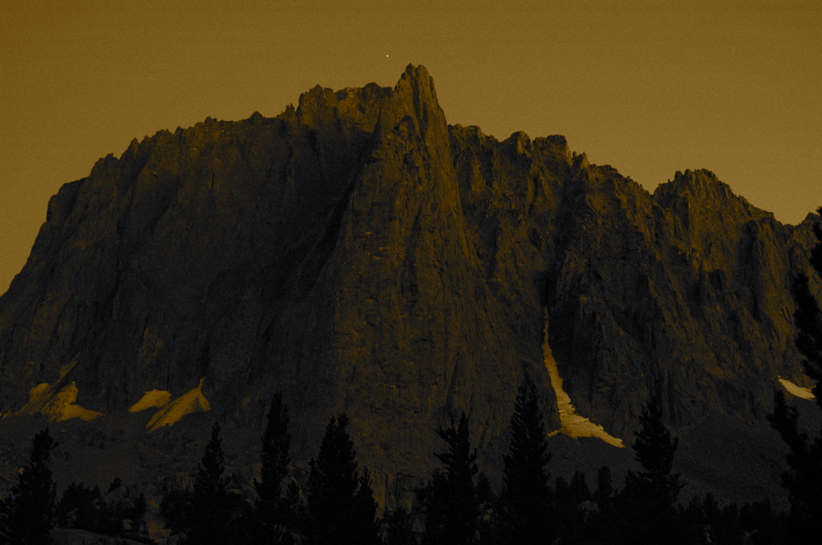 Temple Crag at sunset