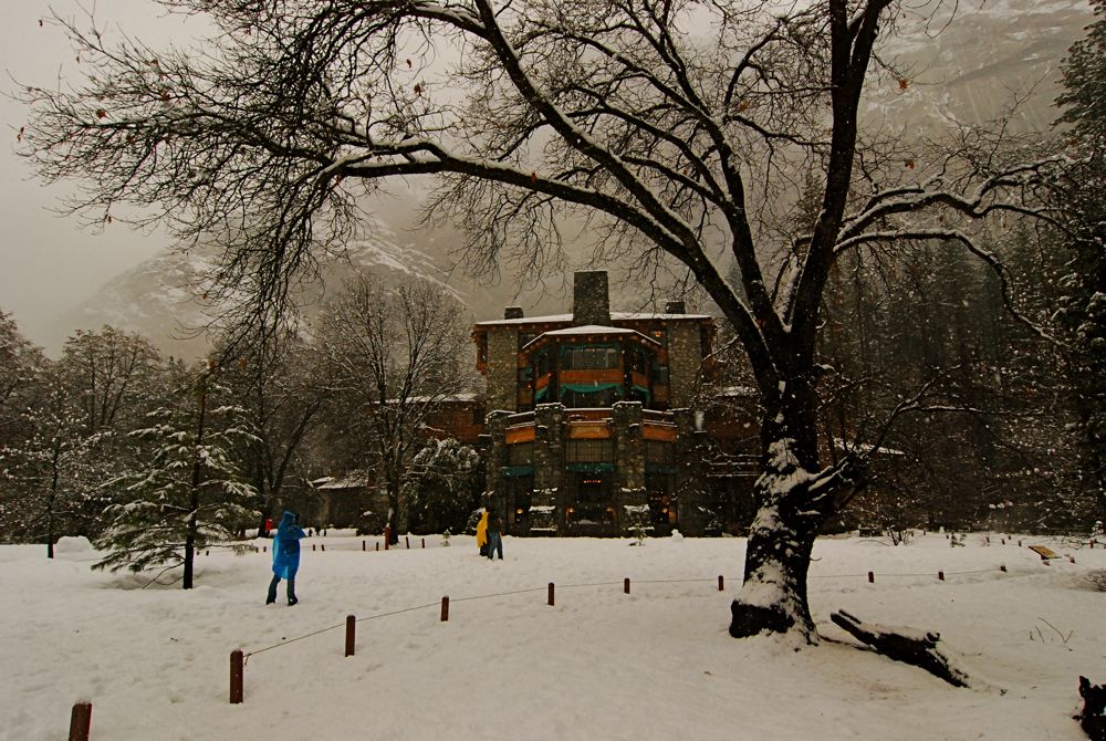 The Ahwahnee Hotel in Winter