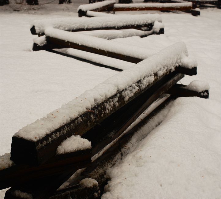 Fence, Pioneer Cemetery, Yosemite
