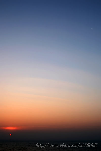 Year 2011 Sunrise at East Dam, High Island Reservoir, Sai Kung