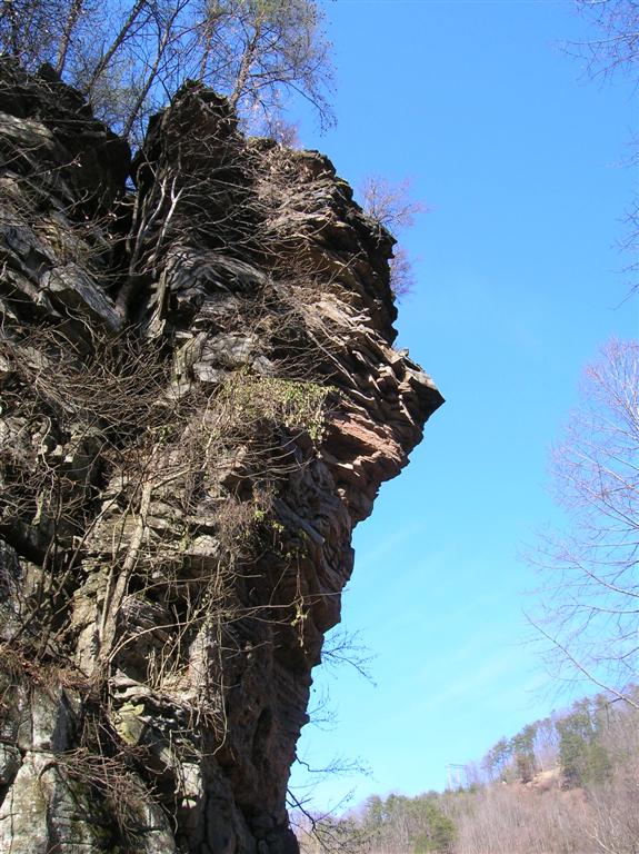 A Face in the Rocks?