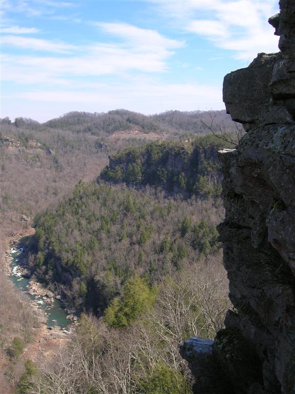 The Towers and Russell Fork River