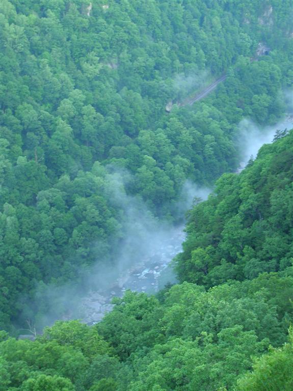 Mist over the Russell Fork