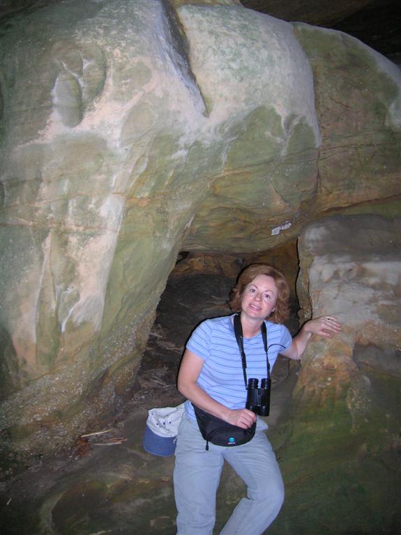Michelle in Cave