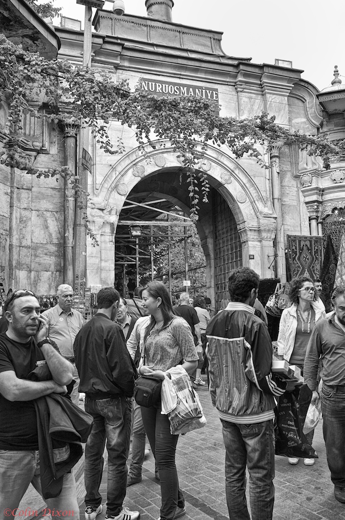 Outside the Grand Bazaar.