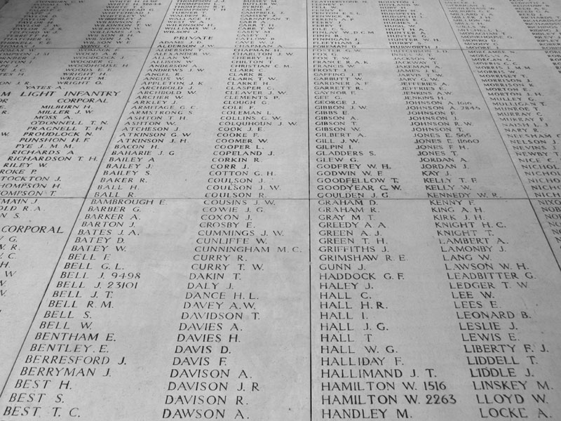 Menin Gate, Ypres