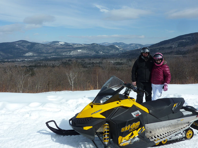 Snowmobiling, Bear Notch Road, Bartlett