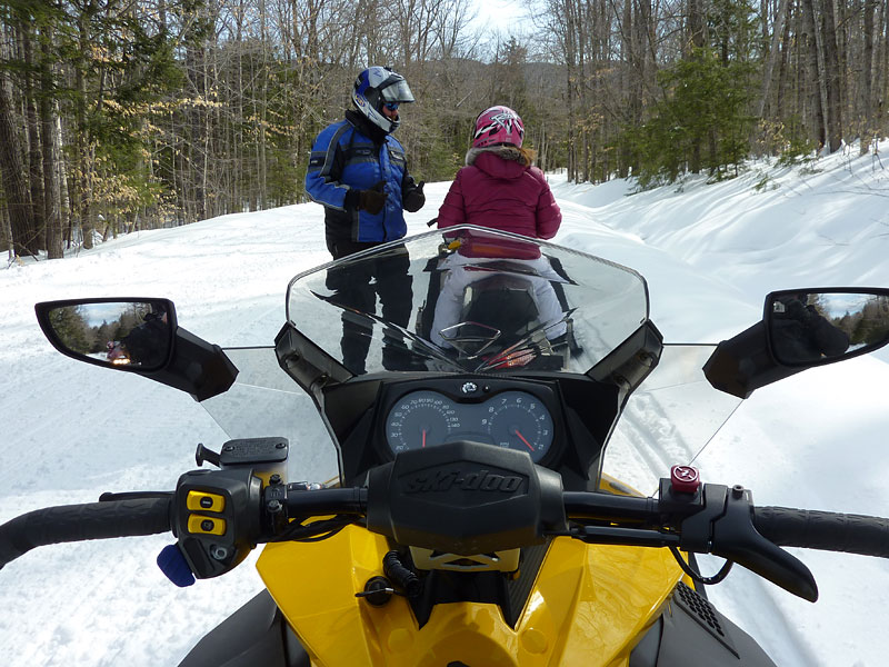 Snowmobiling, Bear Notch Road, Bartlett