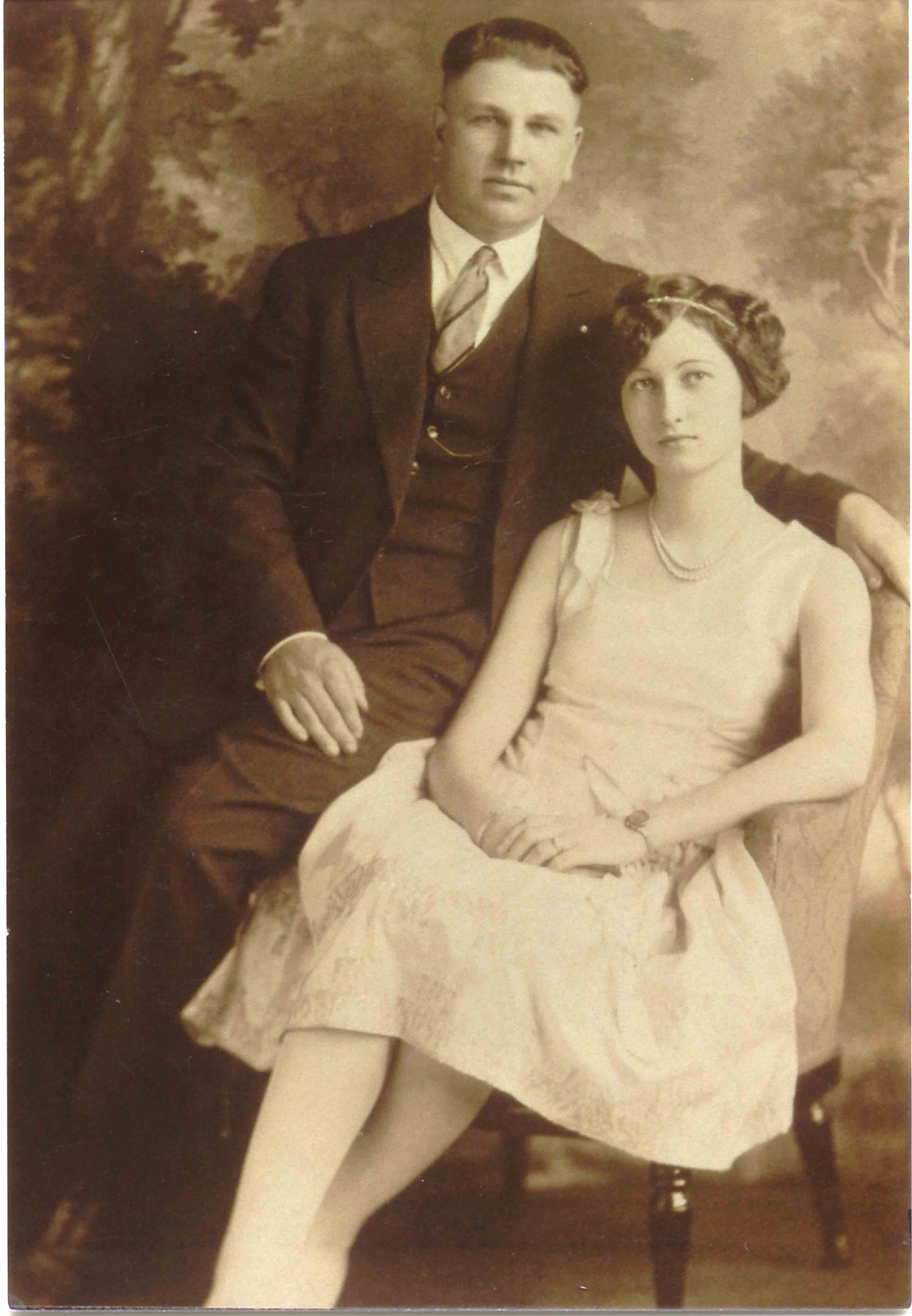 Fred Henry & Clarice (Cowles) Warrior - Married Aug 1, 1927