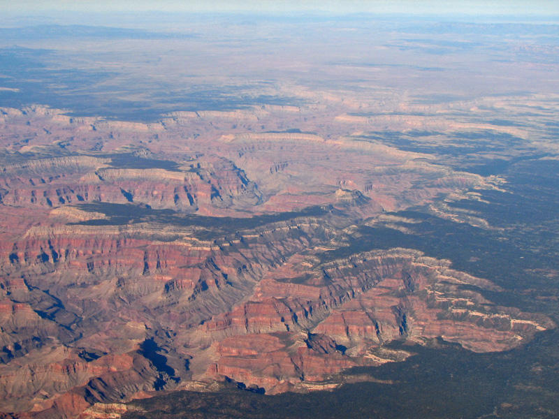 Wide expanse of the Grand Canyon