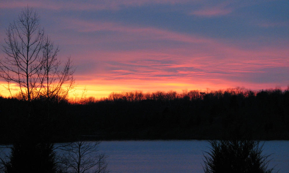 Sunset over Little Seneca Lake