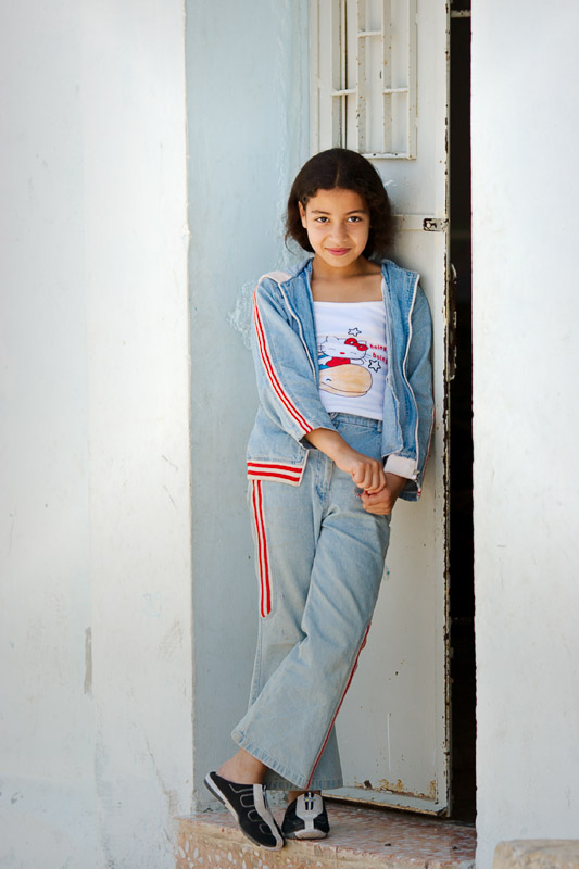 Girl in refugee camp - Jerusalem