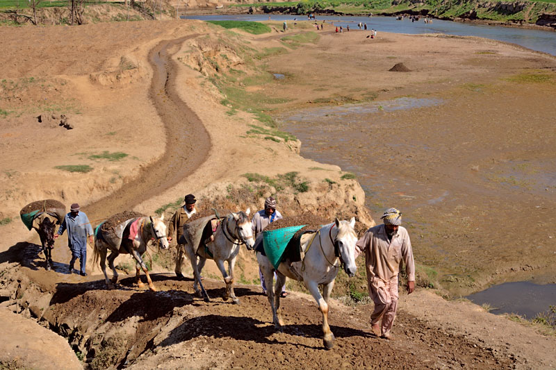 Gravel harvesting - Mardan