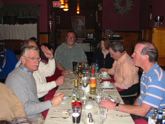 Friends at the Main Street Cafe and Bistro Feb. 2007