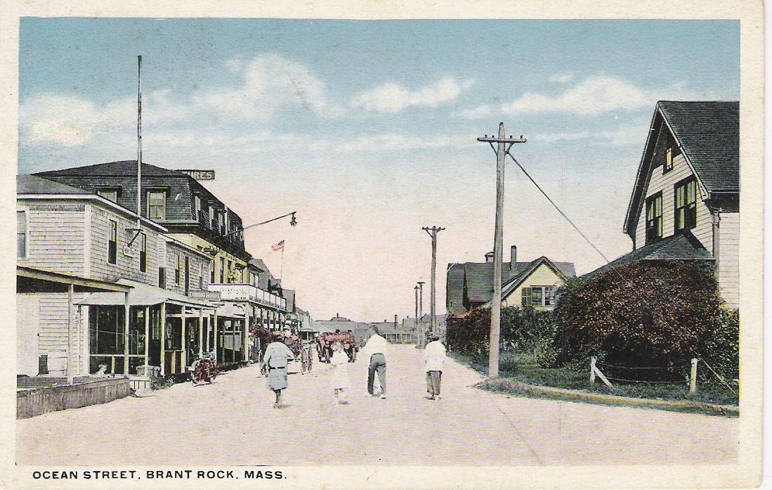 Ocean St. - Brant Rock (before it was widened)