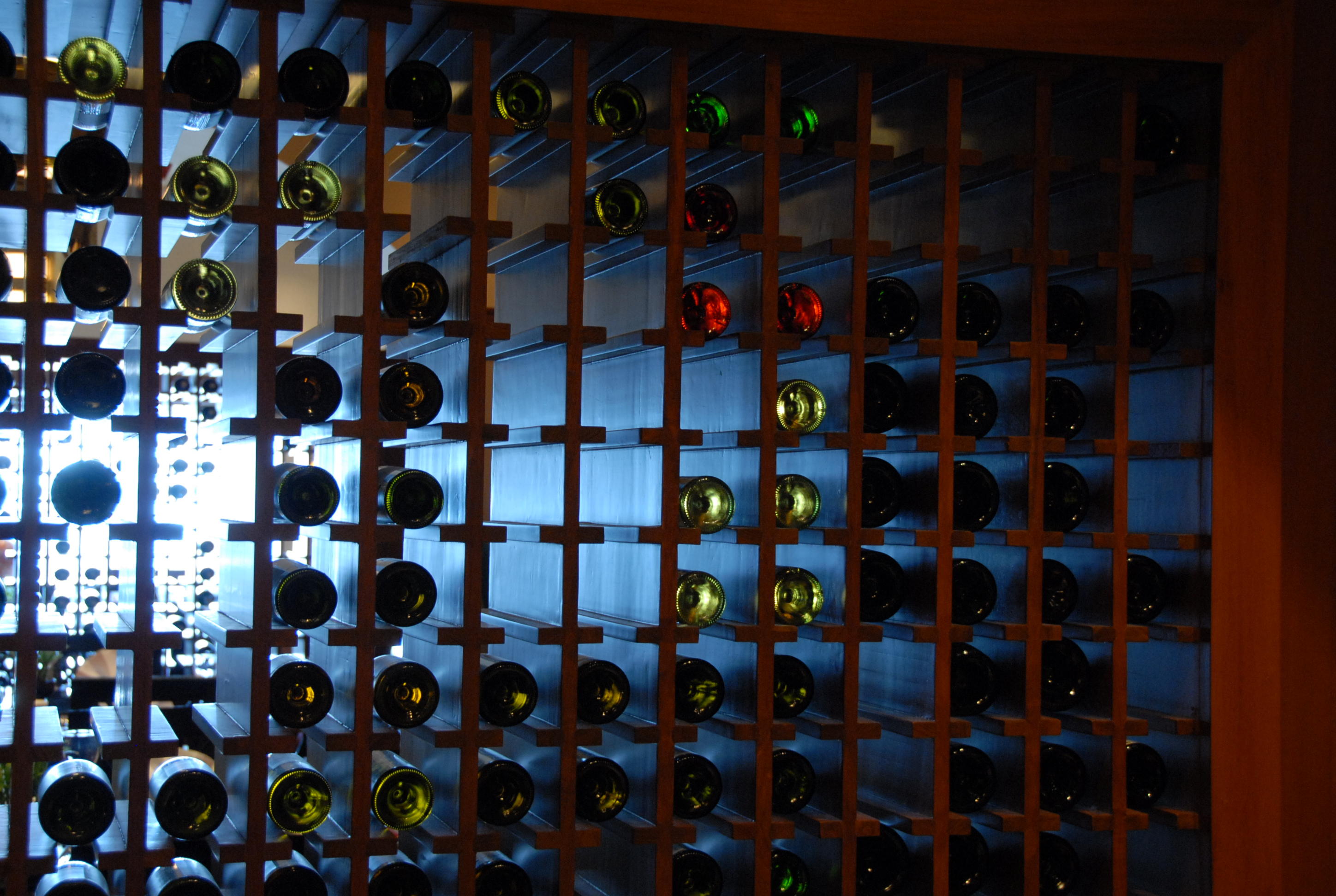 Wine cellar at the Taj, Mumbai