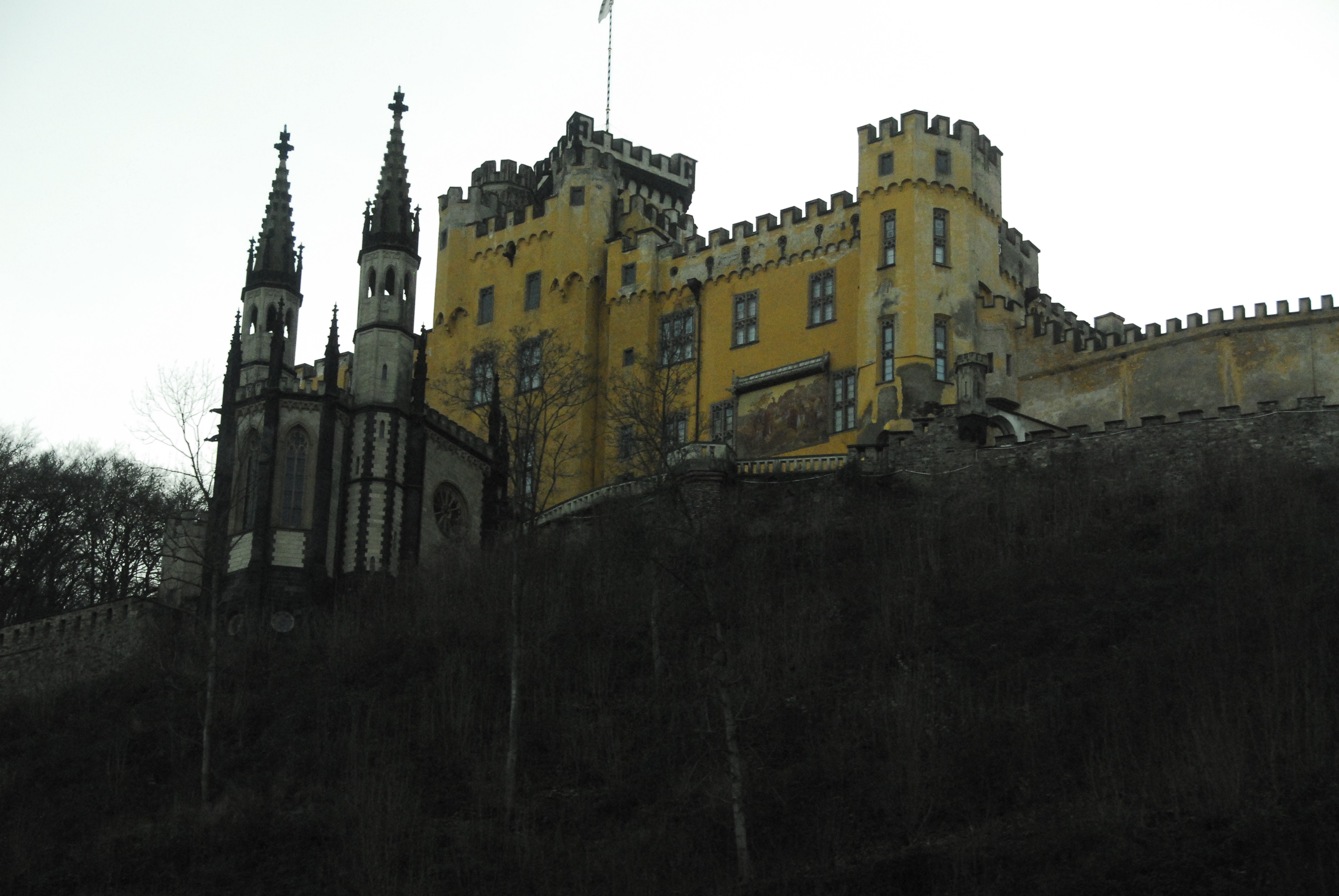 Castle on the Rhiene river
