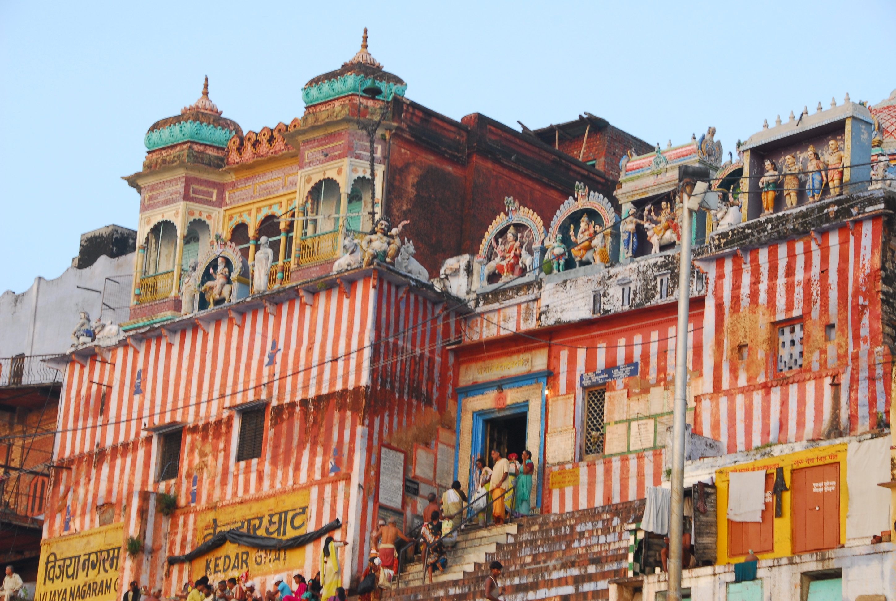 Colorful Kedar ghat