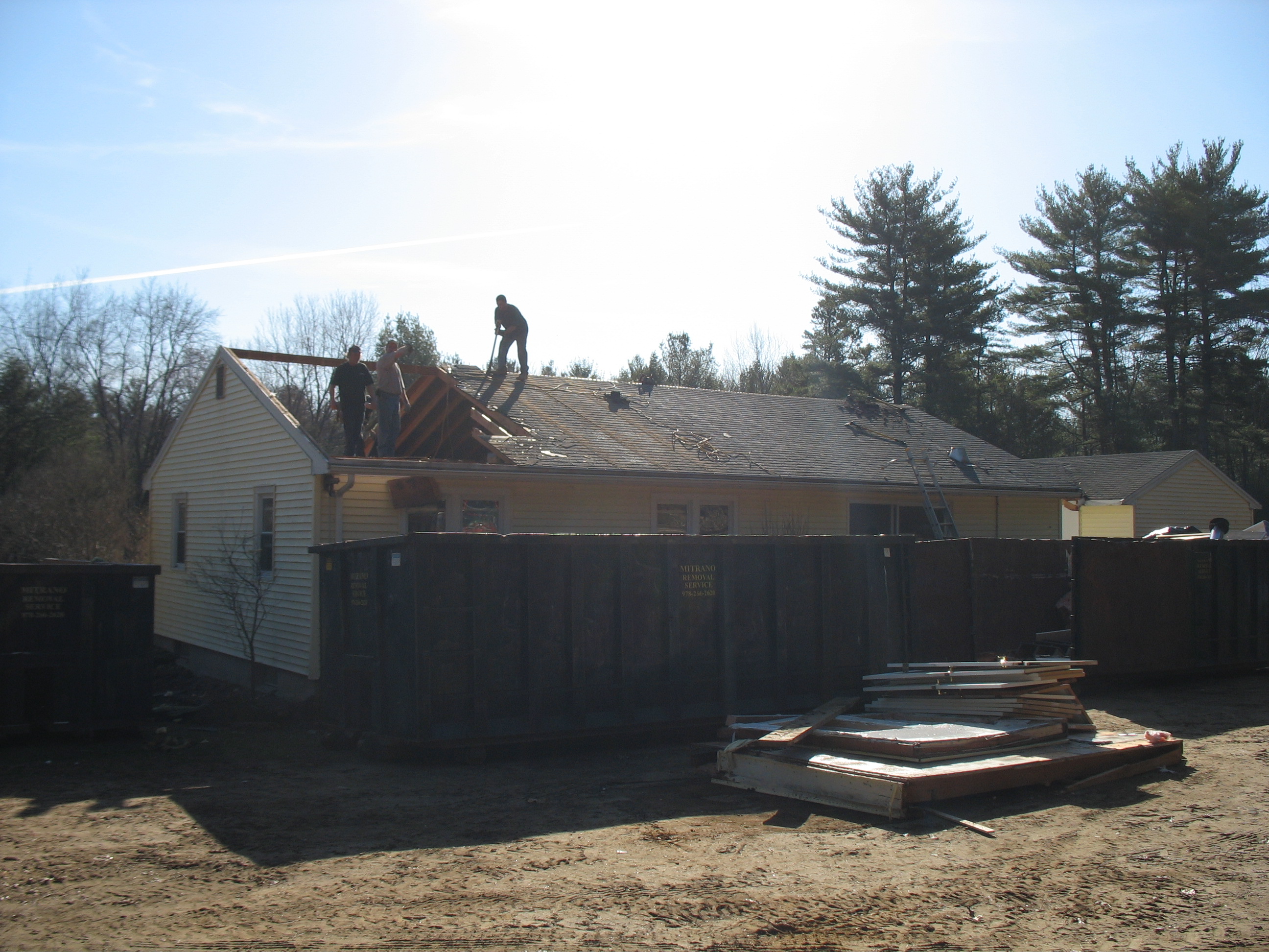 CJS Demo removing roof