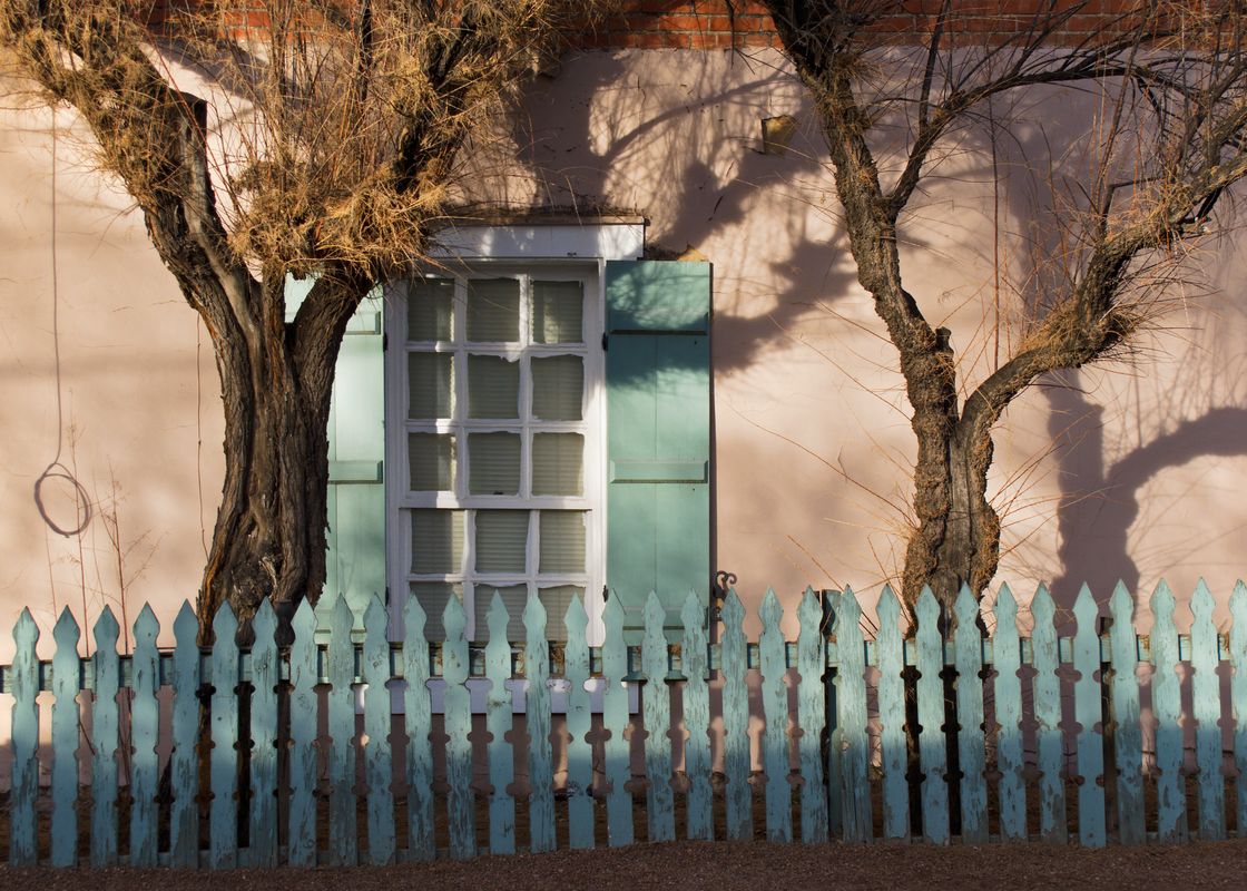 House on Canyon Road in Santa Fe, NM