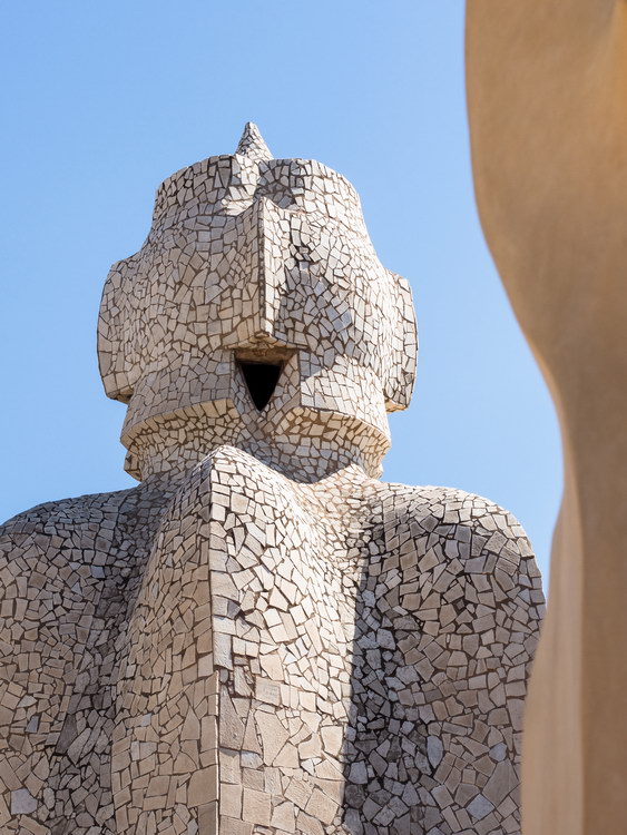 La Pedrera - roof chimneys and vents