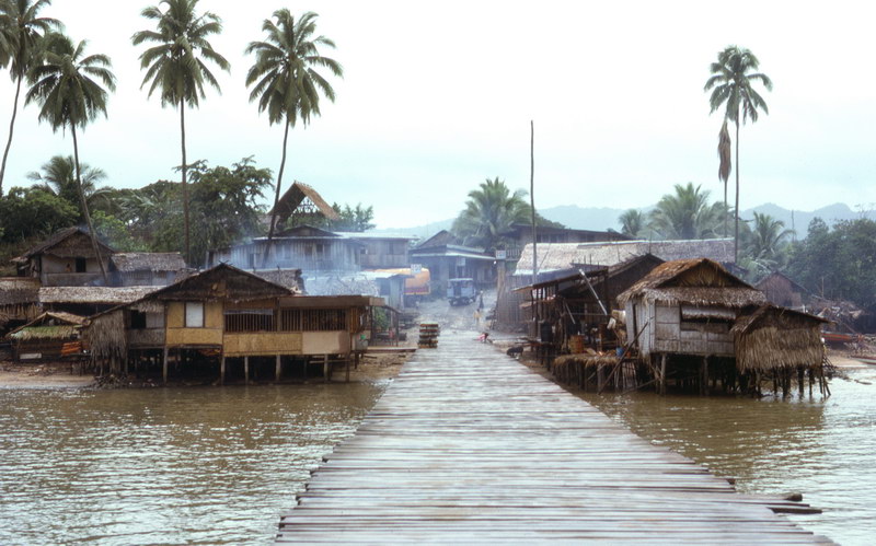 Dilapidated west coast town of Quezon