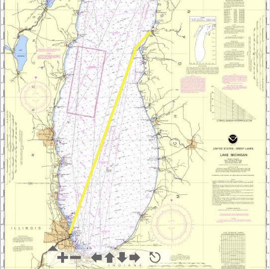 Chicago to Manistee, MI (33 hours) Departing 7:00AM Friday, 8/1/08