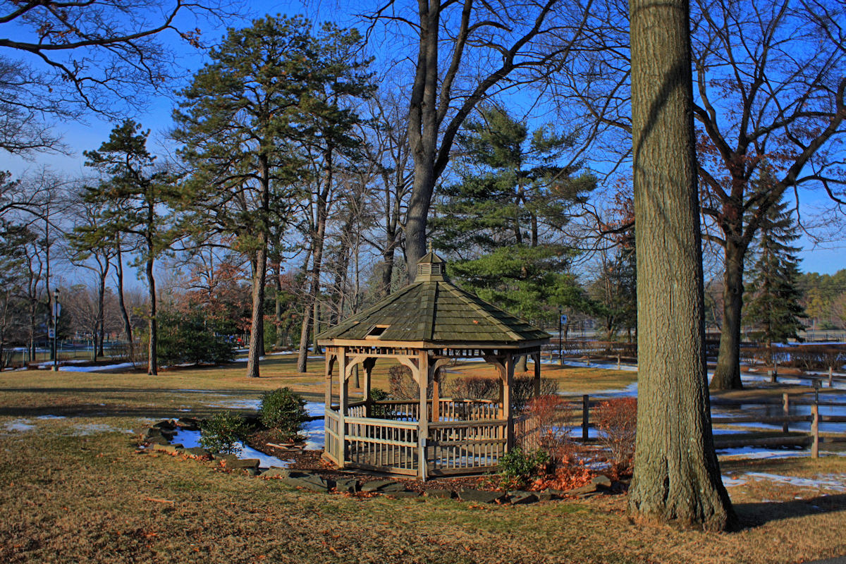 Park Gazebo in HDR<BR>January 4, 2011