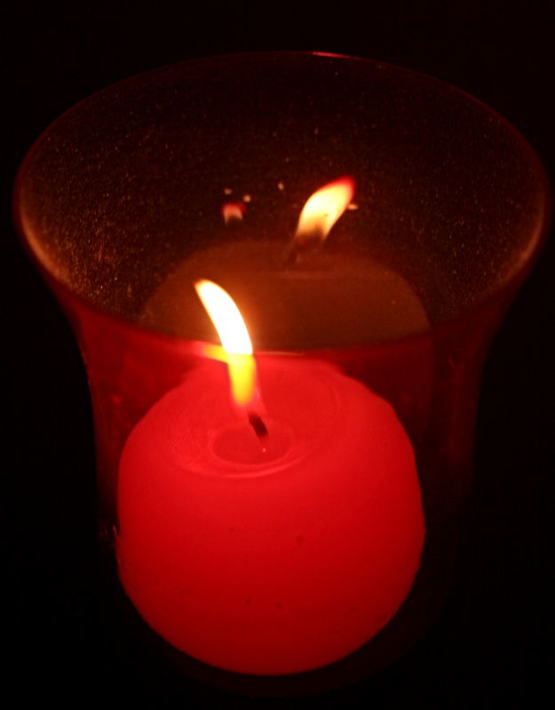 Candle Reflection<BR>February 2, 2008