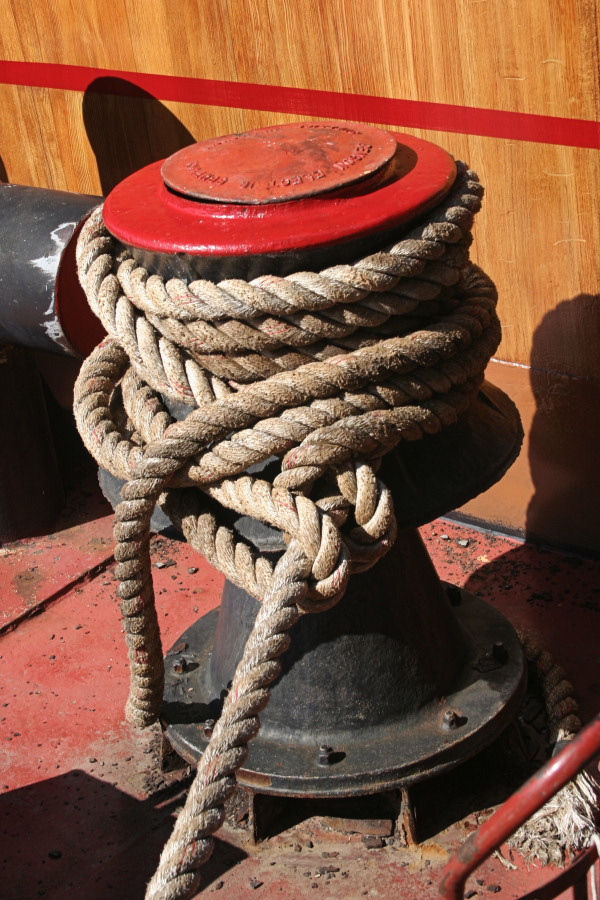 Bollard and Rope