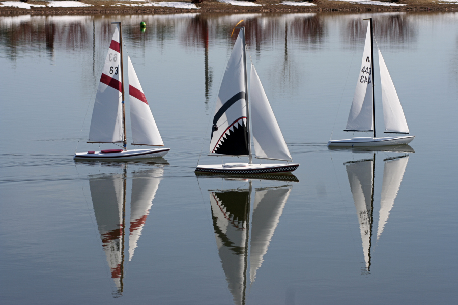 Sailboat Reflections<BR>March 30, 2008