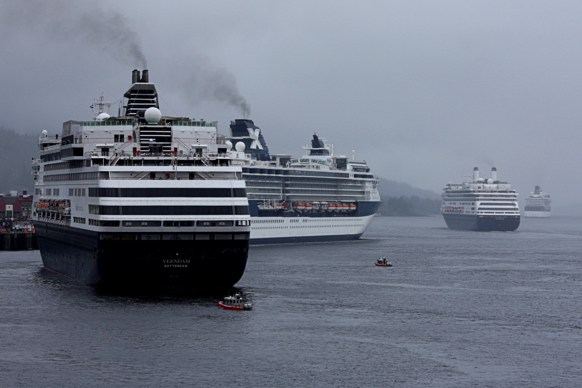 Four Cruise Ships<BR>June 25, 2008