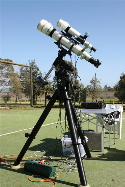 Setup at the 2009 Border Star Gaze.