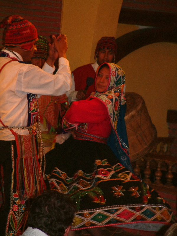 Andean dancers at Don Antonios