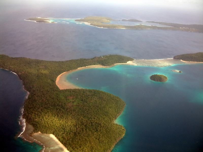 Aerial view of Vavau